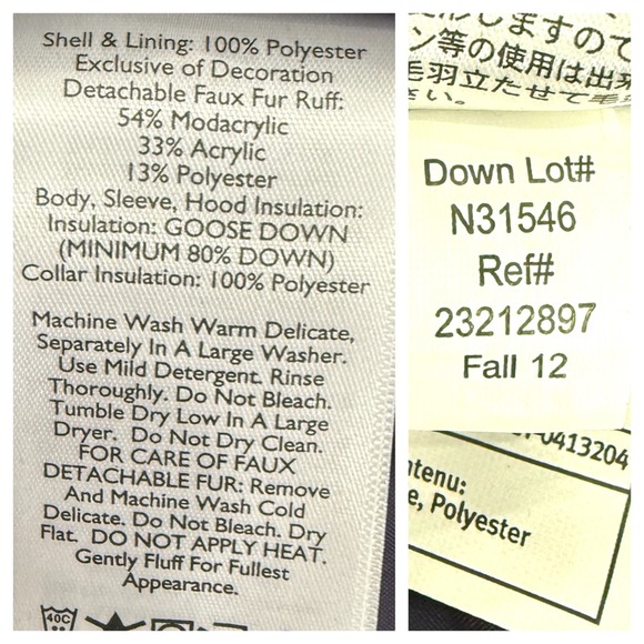 Eddie Bauer Womens Winter Coat XL Plum Goose Down Weatheredge EB600 Seam Sealed - Picture 7 of 8